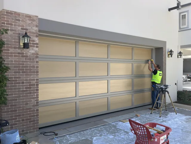 Garage door replacement service by Simsbury Garage Door Repair in Simsbury