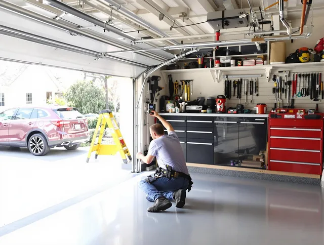 Local garage door repair service by Simsbury Garage Door Repair in Simsbury
